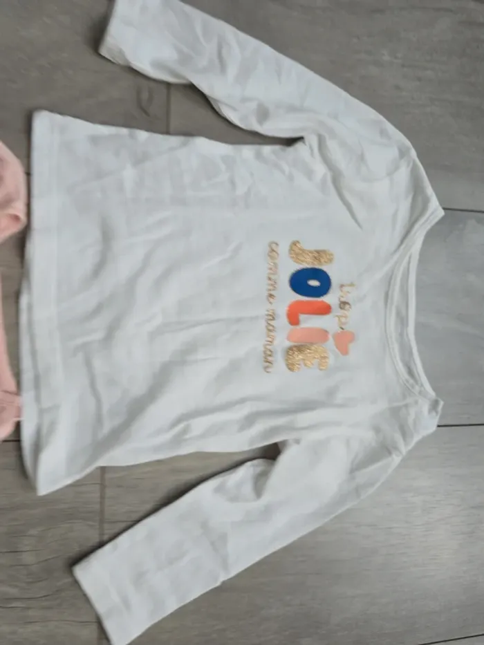Lot de 2 Tshirt manche longue gemo - photo numéro 2