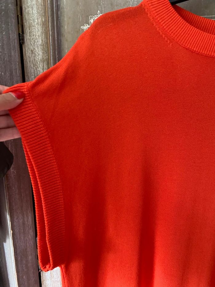 Robe maille orange neuve - photo numéro 2