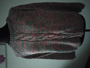 Pull mouliné col rond