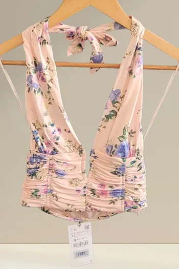 Crop top Zara Taille XS