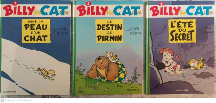 Billy the Cat, volumes 1 - 2 - 3 éditions originales (colman - desberg)