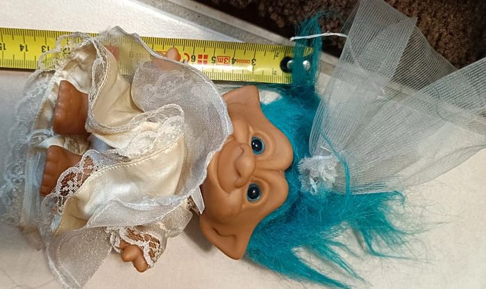 Troll mariee bleu - photo numéro 3
