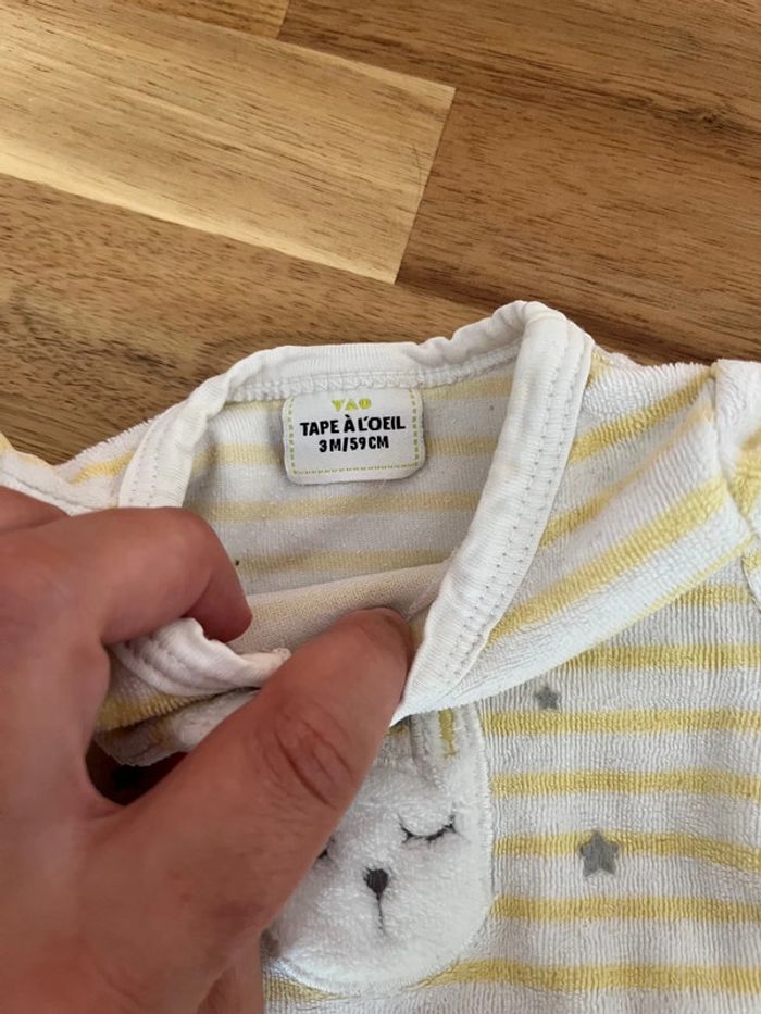 Pyjama tape à l’œil - 3 mois - photo numéro 3