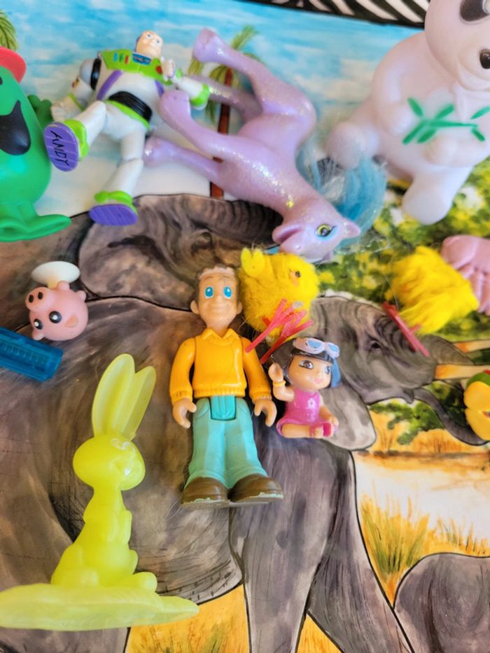 Gros lot figurine jouet dont cheval disney monsier dora picsou - photo numéro 12