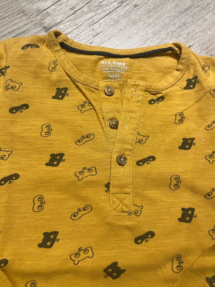 Teeshirt manches longues Kiabi taille 36 mois - photo numéro 2