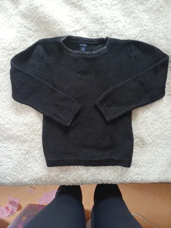 Pull noir chaud