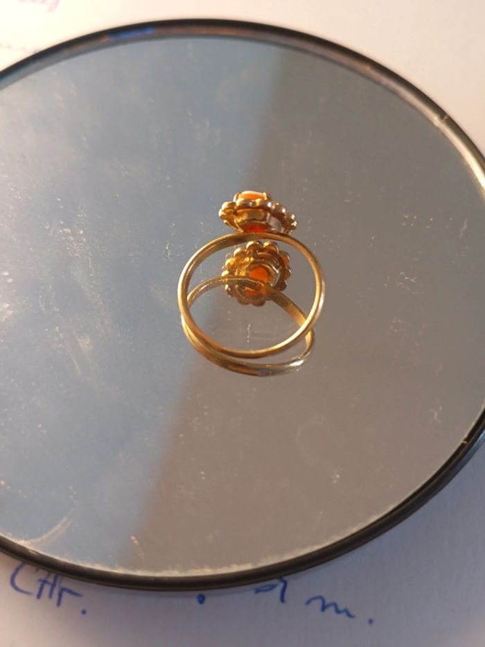 Bague plaqué or - photo numéro 3