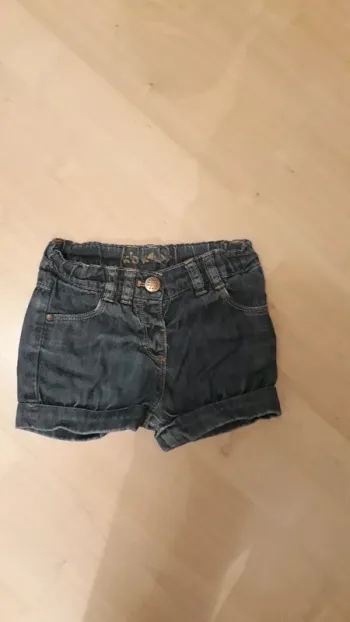 Short en jeans