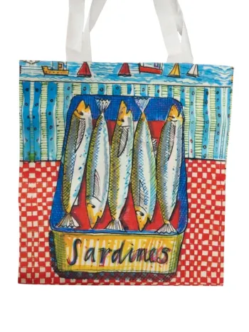 Tote bag sac cabas Sardines