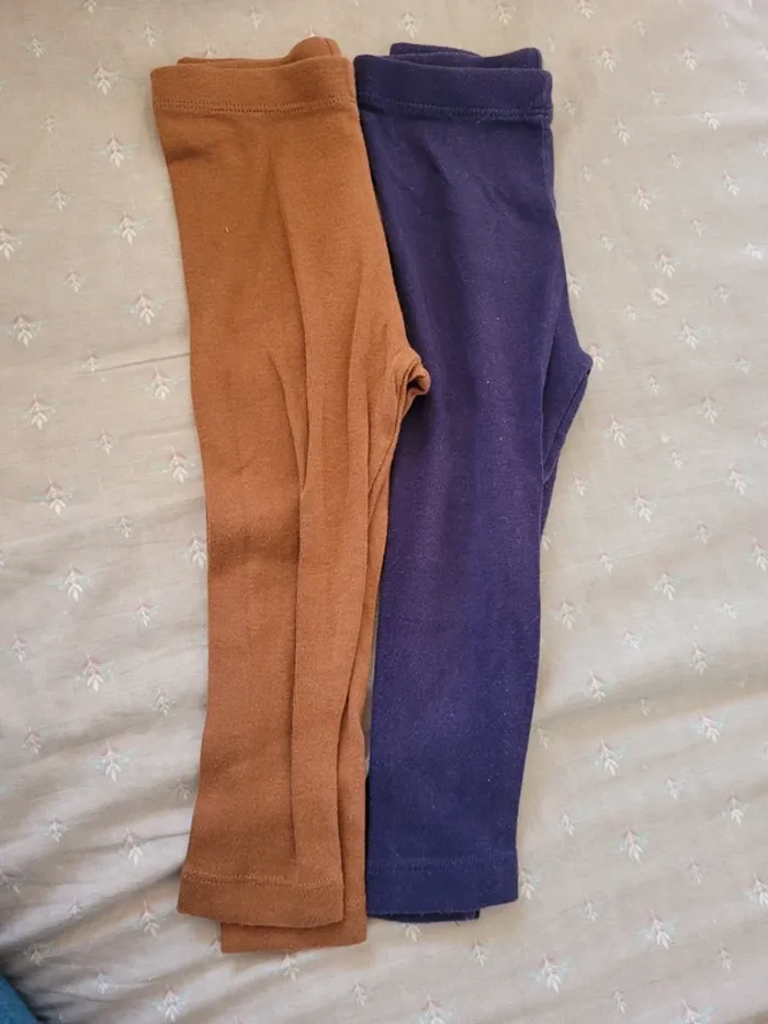 Lot de 2 leggings enfants - photo numéro 2