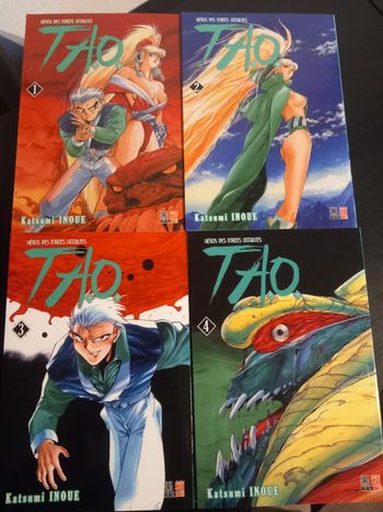 Manga intégrale blackbox TAO Héros des forces occultes 1 à 4
