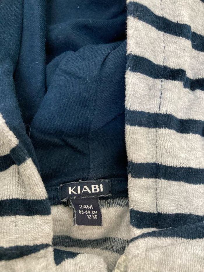 Gilet à capuche velours kiabi - photo numéro 2