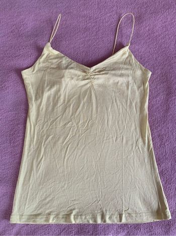 Joli débardeur jaune taille S