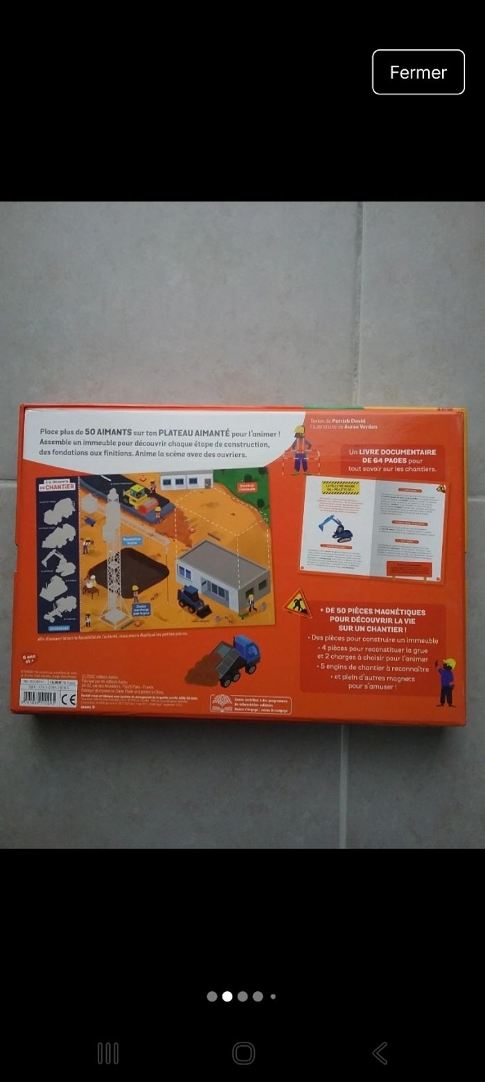 Jeu magnétique A la découverte du chantier - photo numéro 2