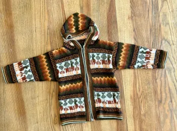 Gilet en laine style péruvien