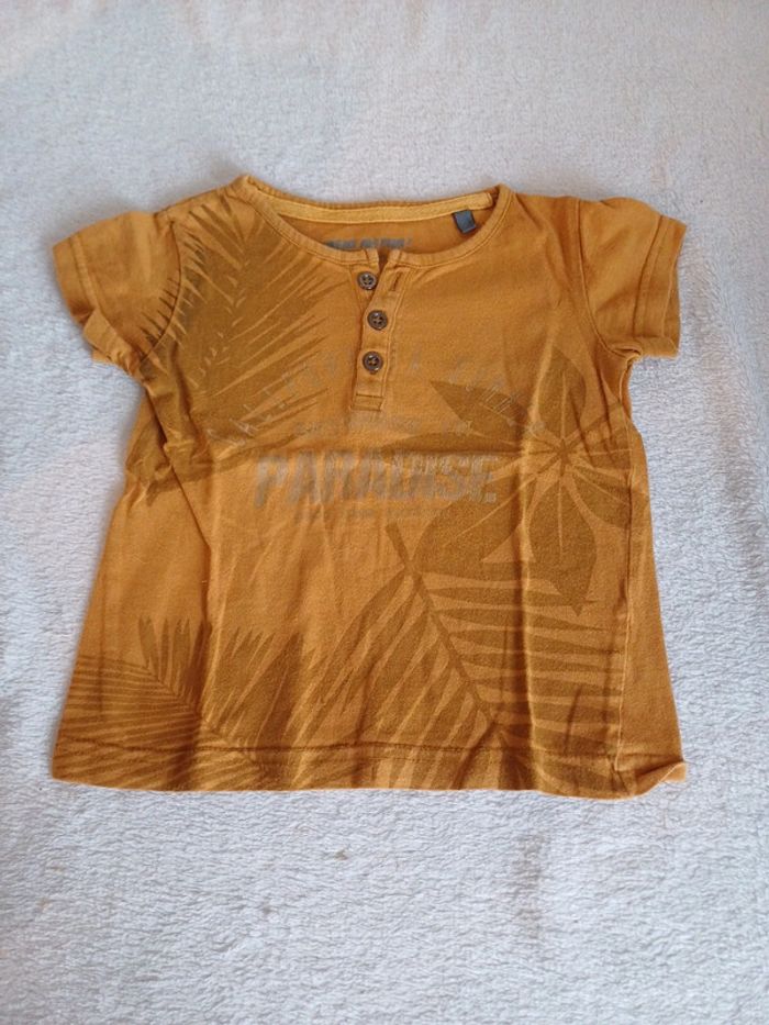 T-shirt marron clair 2 ans