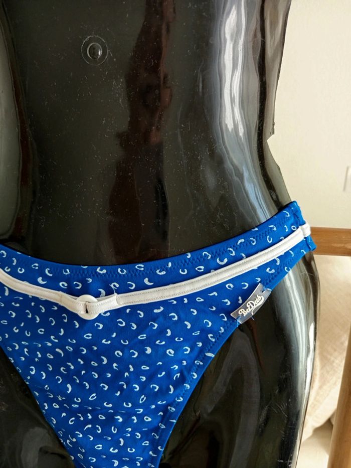Maillot de bain 2 pièces Triumph bleu & blanc - photo numéro 4