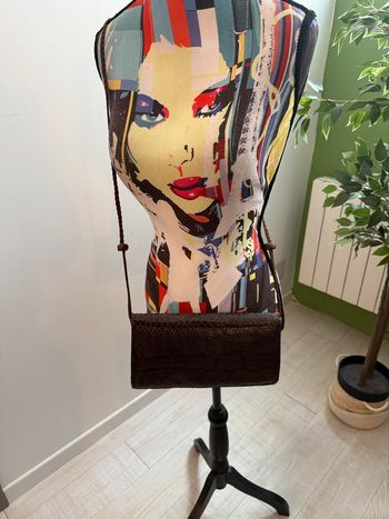 Sac à bandoulière en cuir vintage