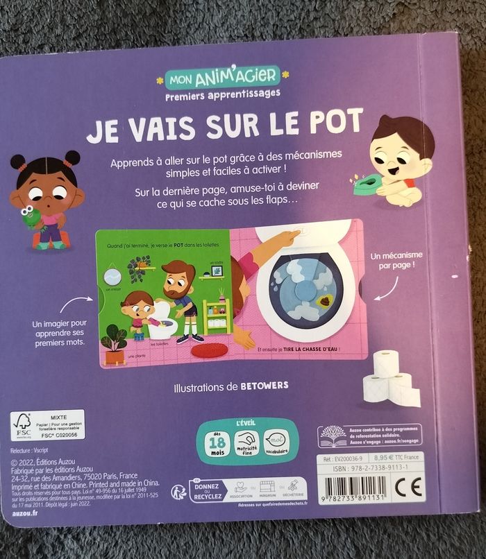 Livre Je vais sur le pot - photo numéro 2