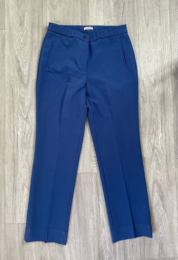 Pantalon ajusté bleu Damart T42 XL