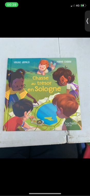 Livre chasse au trésor en sologne