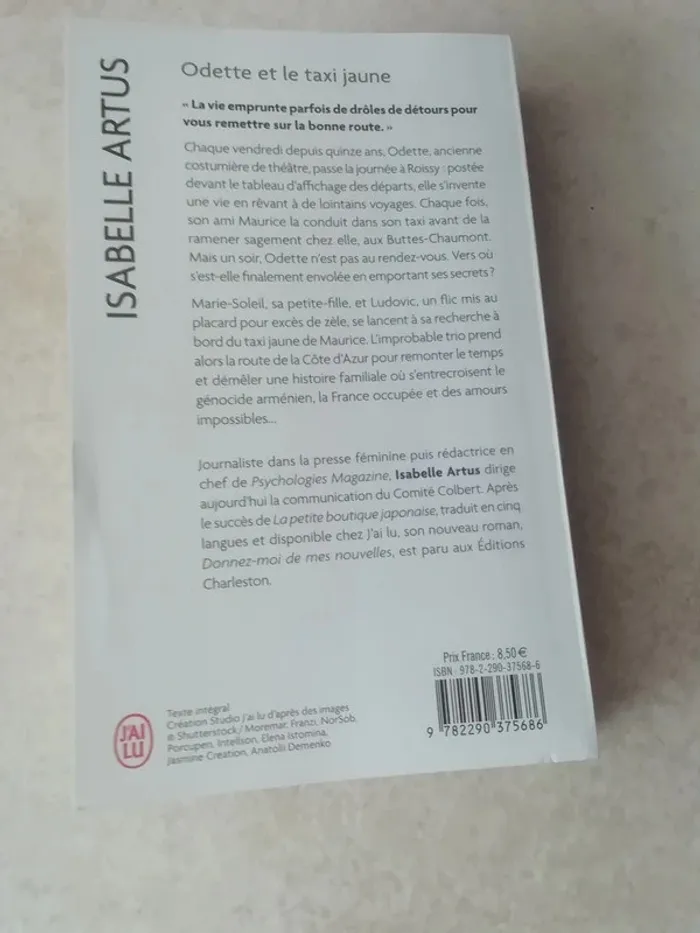 Odette Et Le Taxi Jaune - Artus Isabelle. - photo numéro 2