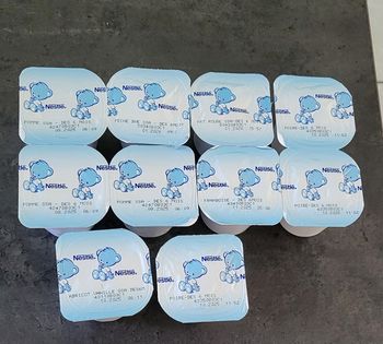 Yaourt nestle 6 mois