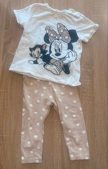 Ensemble Disney Minnie h&m 12 mois beige 