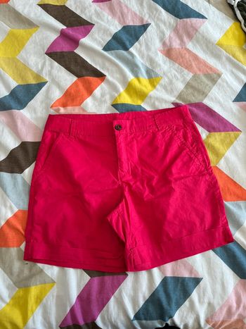 Short chino rose Yessica