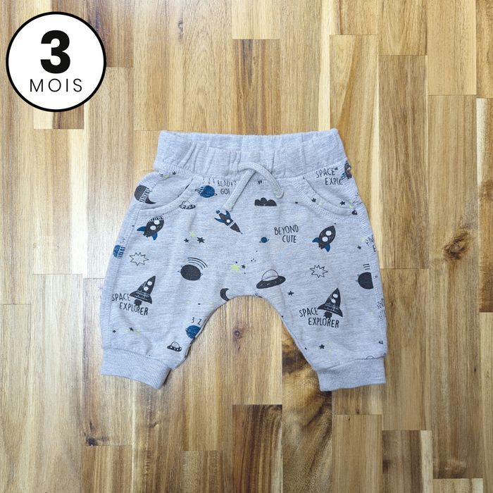 Ensemble Pull et pantalon chaud - Espace et fusée - 3 mois - photo numéro 5