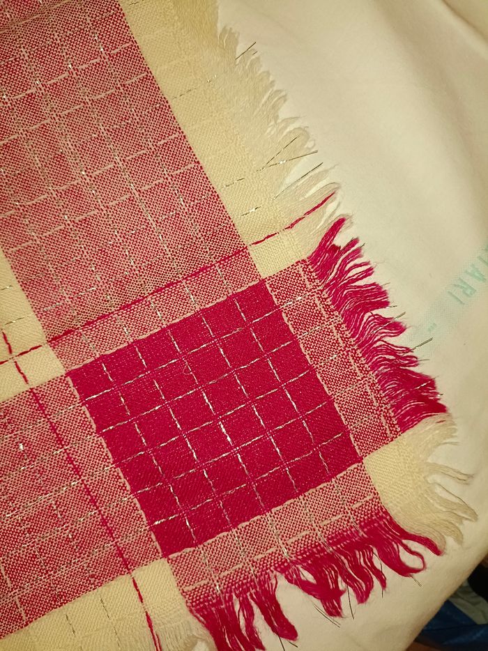 Foulard carré,pure laine, vintage URSS - photo numéro 5