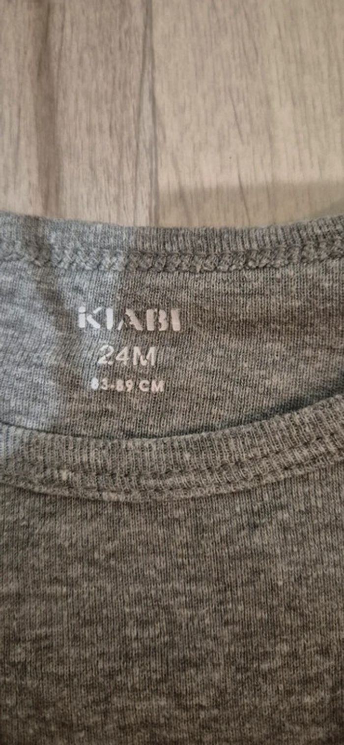 Lot de 5 t-shirts manches longues - 24 mois - photo numéro 3