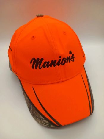 Casquette Vintage Outdoor Cap Orange Motif Camo