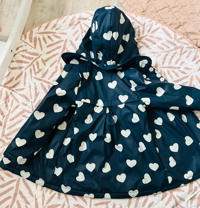 Veste imperméable fille cœur - photo numéro 3