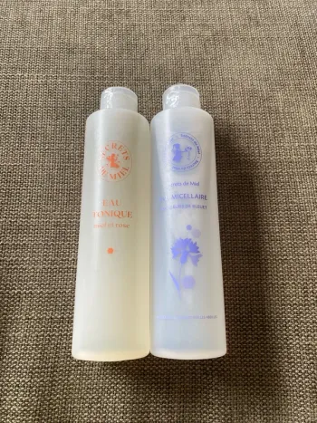 Lot de eau tonique et eau micellaire