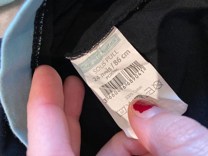 Lot de 2 polos et 3 t-shirts col-roulés 18 mois - photo numéro 4