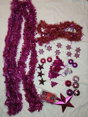 Déco Noël violet