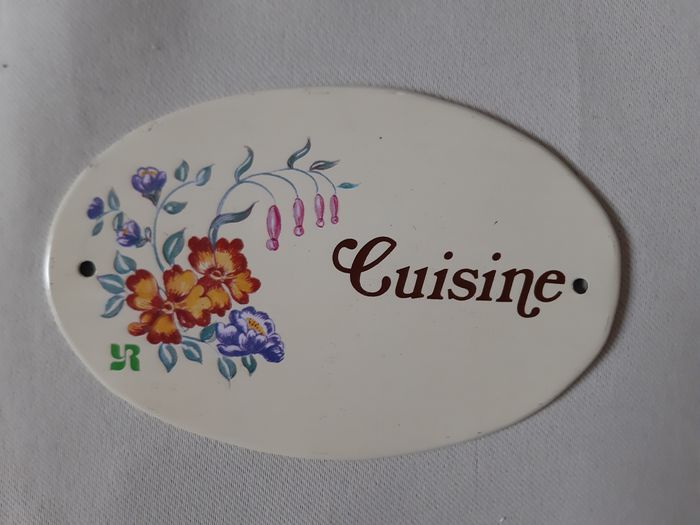 plaque de porte - cuisine