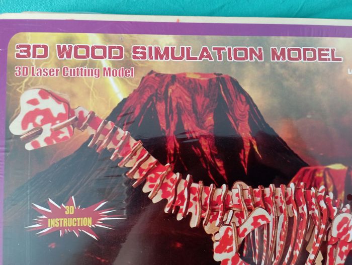 Long Neck Dragon - Puzzle Bois 3D dinosaure - photo numéro 3