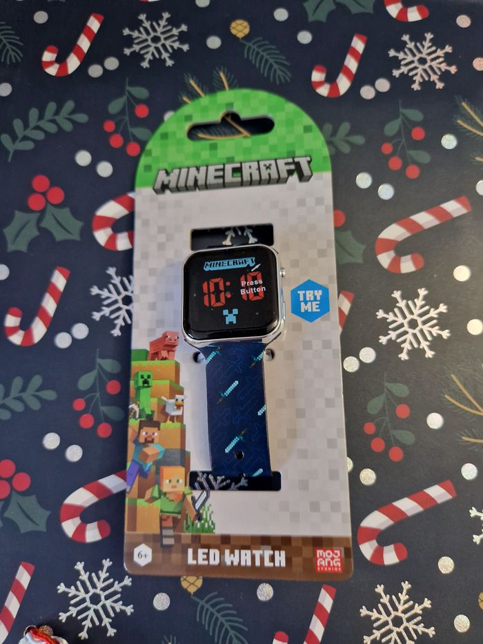 Montre led digitale minecraft