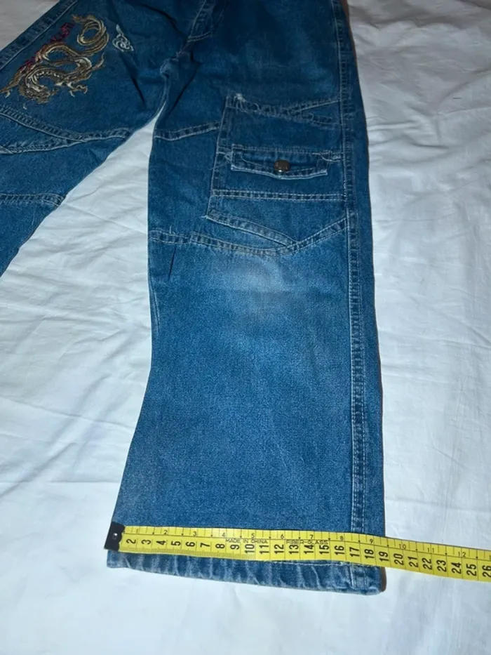 Jean vintage brodé - photo numéro 7