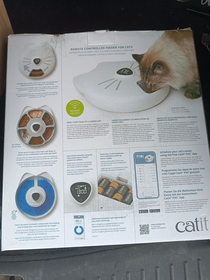 [COMME NEUF - Sans les blocs réfrigérants] Distributeur intelligent Catit PIXI 🐱 - photo numéro 2