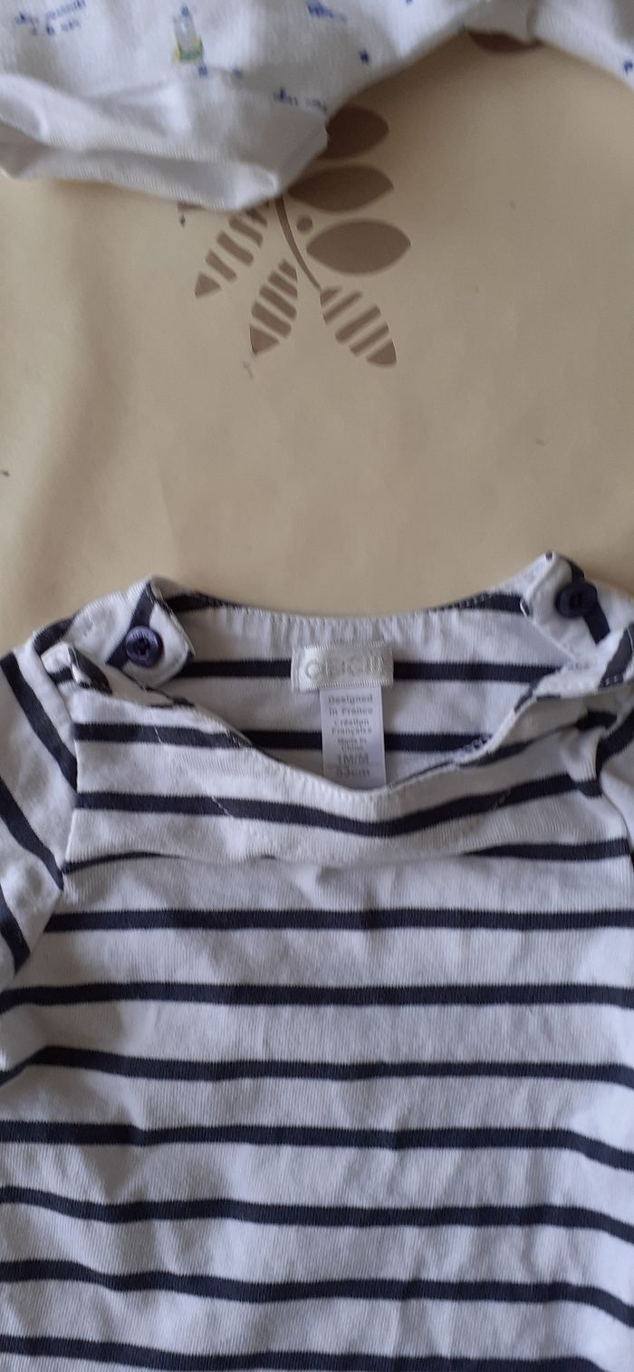 Tee-shirt garçon 1 mois - photo numéro 3