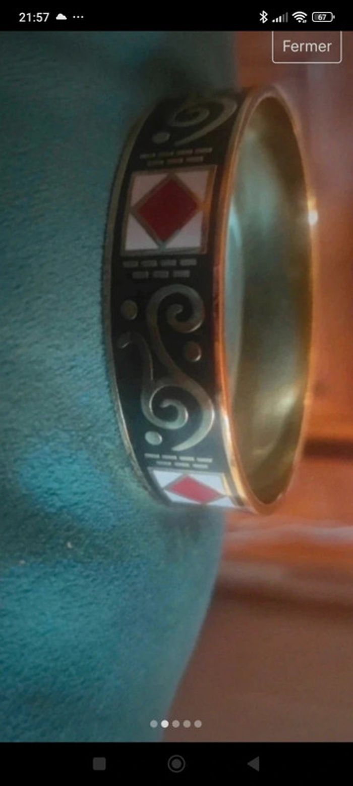 Bracelet jonc tribal - photo numéro 2