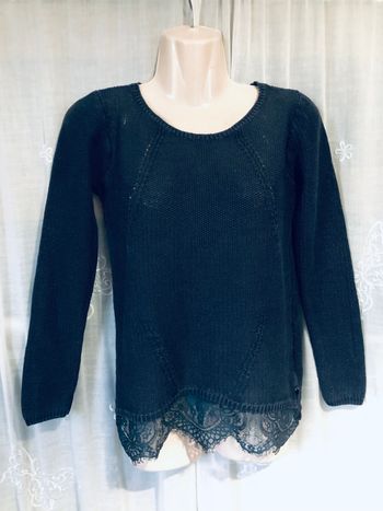 Superbe pull  bleu marine 14 ans Le temps des cerises