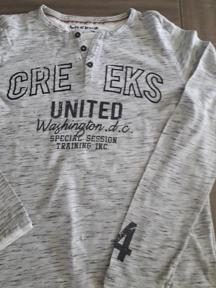 T shirt / haut garçon creeks taille 14 ans - photo numéro 2