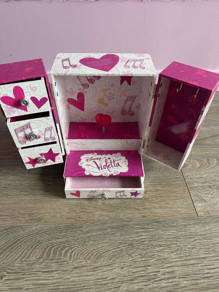 Boîte à bijoux musicale Disney Violetta - photo numéro 3