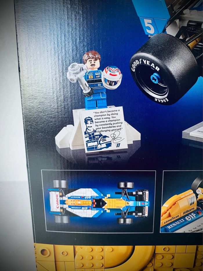 LEGO Icons 10353 - Williams Racing FW14B Et Nigel Mansell - Neuf et Scellé - photo numéro 5