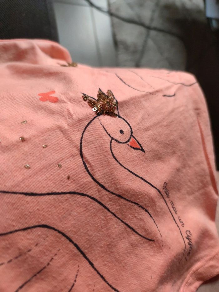 Tee shirt cygne - photo numéro 4