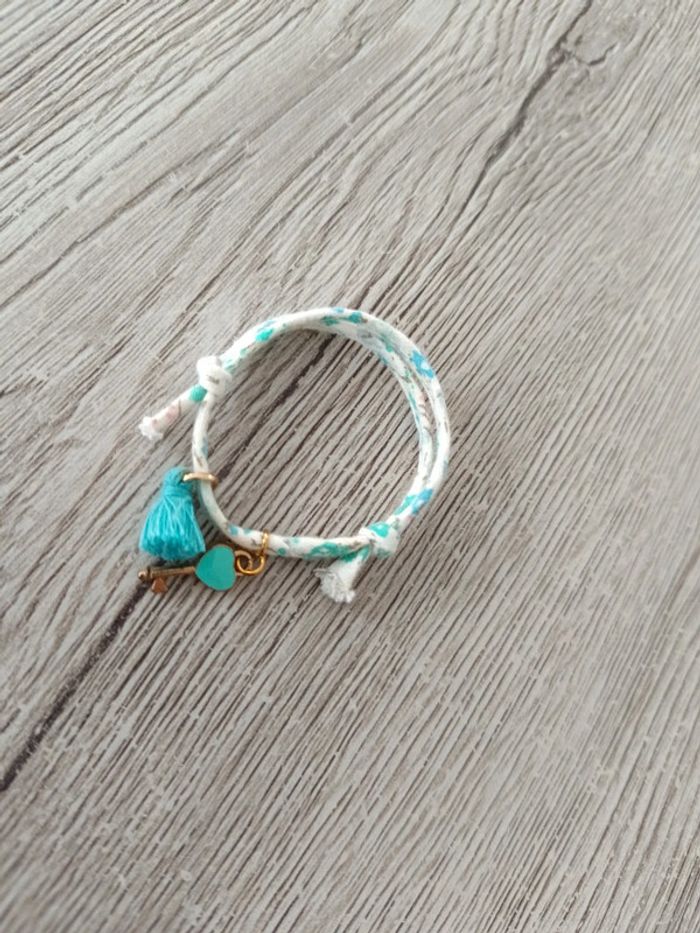Bracelet tissus liberty reglable - photo numéro 3